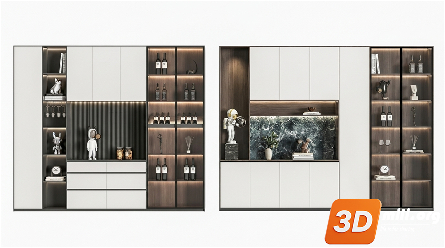 Wine cabinet Skp Files